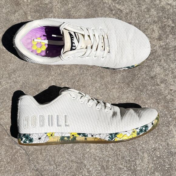 NOBULL‎ Women's Outwork Training Shoes in Black Daisy Size 8 Unisex - Picture 1 of 6